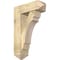 Ekena Millwork Olympic Arts and Crafts Rough Sawn Bracket w/ Offset Brace, Douglas Fir, 8"W x 24"D x 36"H BKT0806X24X36OLY03RDF - alternate 1